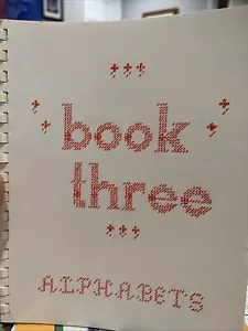 Cross Stitch Book “Book three Alphabets - Picture 1 of 15