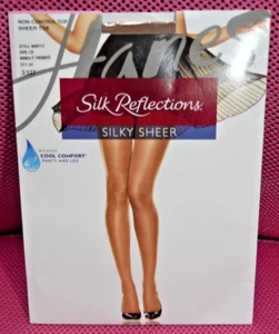 Hanes Silk Reflections Silky Sheer Non Control Barely There Strumpfhose CD C D - Bild 1 von 9