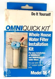 Omniquick Kit Whole House Water Filtration Installation Kit NOS F972 - Picture 1 of 6