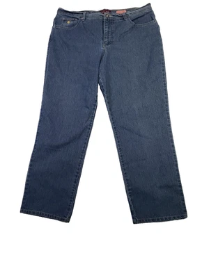 Gloria Vanderbilt Amanda Denim Jeans Womens Pockets Stretch Blue Size 18 Short - Image 1 of 4