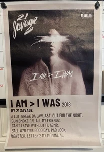 21 Savage 16x24 I Am, I Was Durable Canvas Album Poster- Rap Hip Hop Wall Art - Picture 1 of 1