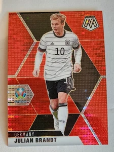 Julian Brandt - 2020-21 Panini Mosaic UEFA Euro Red Pulsar Insert Card - Picture 1 of 2
