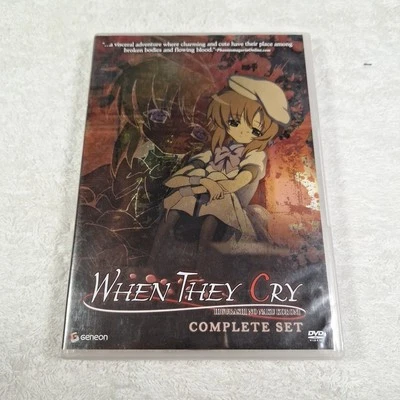 When They Cry Complete DVD Set (Volumes 1-6) – Rare Anime, 6 Discs R1 NTSC - Image 1 of 4