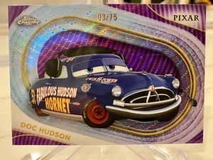 2025 Topps Disney Chrome - Doc Hudson #54 Purple Wave /75 Cars  - Bild 1 von 2