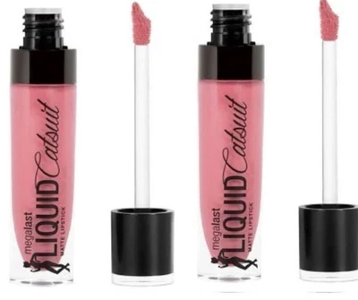 2pk Wet n Wild Catsuit Liquid Lipstick (matte, metallic,) Pink Really Hard - Image 1 of 3