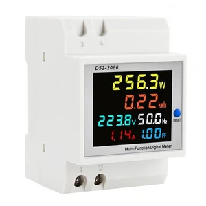 Digital Single Phase Energy Meter Tester Electricity Usage Monitor AC 110V 40... - Picture 1 of 7