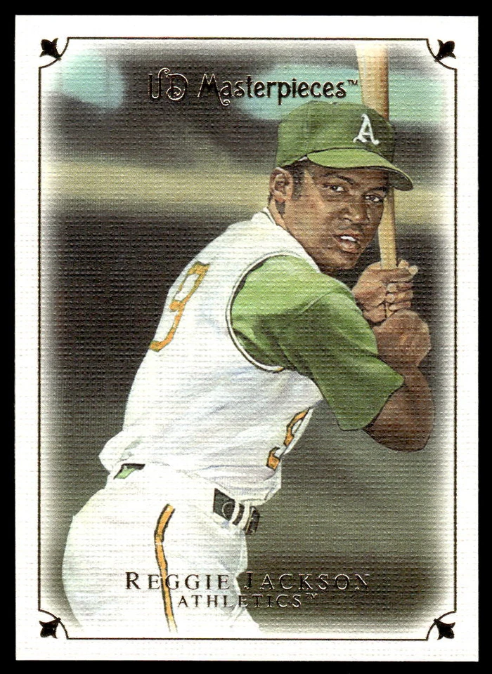2007 Upper Deck Masterpieces #89 Reggie Jackson BASEBALL Oakland Athletics - Image 1 of 2