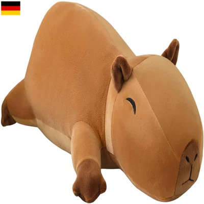 SQEQE Beschwertes Capybara Plüschtier Süßes Wasserschwein Kuscheltier Plüsch ...