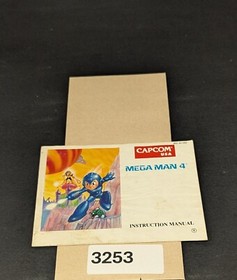 Mega Man 4 - Nintendo NES- Manual Only **NO GAME!