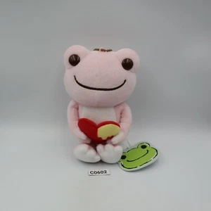 Pickles The Frog Pink C0602 Nakajima Mascot Keychain Sk Japan Plush 5" TAG Doll - Picture 1 of 8