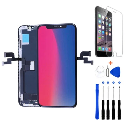 For iPhone X XR Max 11 12 Pro OLED LCD Display Touch Screen Replacement Lot - Image 1 of 4