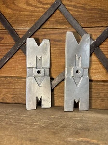 Vintage Minneapolis Moline Sign Badge Plaque Tractor Part Aluminum MM Oliver WFE - Picture 1 of 7