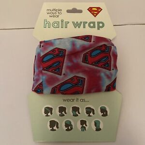Superman Multiple Hair Wrap Pink. New. Fast Shipping