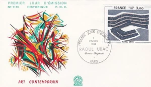 FRANCE 1980 FDC RAOUL UBAC YT 2075 - Imagen 1 de 1