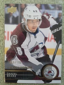 2014-15 Upper Deck DANIEL BRIERE UD Exclusives #d/100 Colorado Avalanche - Picture 1 of 2
