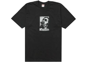 Supreme Cigarette T-Shirt, Black, Size Large (L), FW22 Christmas Tee, DEADSTOCK - Picture 1 of 8