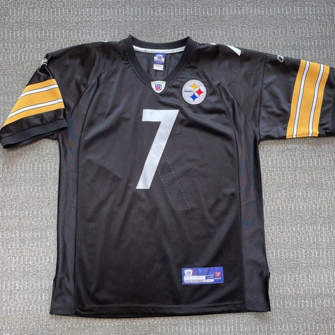 Reebok Pittsburgh Steelers Ben Roethlisberger Quarterback #7 Jersey Mens XL Sewn Cover