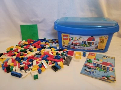 LEGO #6166 Large Brick Box (2010) Complete w  Booklet + Tote - Image 1 of 4