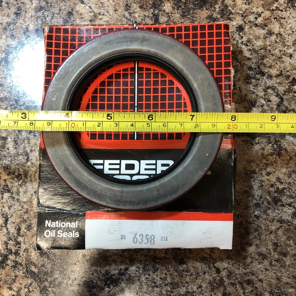 Sello de rueda Federal Mogul National 6358 para GM, camionetas Chevy 1954-2005 🇺🇸 Foto 1 de 4