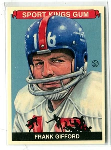 Tarjeta base 2013 ITG Sport Kings Gum Series F Frank Gifford #274 New York Giants - Imagen 1 de 1