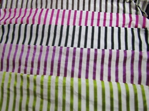 DESIGNERS GUILD FABRIC  FRANCHINI  SILK Moss/ Fuchsia / Cocoa / Noir / Grape. - Picture 1 of 17