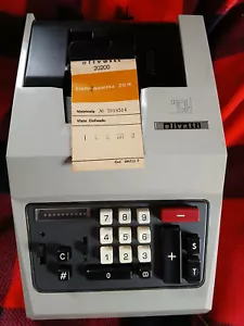 Vintage Olivetti Ivrea Elettrosumma 20 R Electronic Printing Calculator Italy - Picture 1 of 9