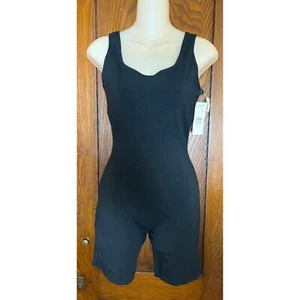 Sujetador Vintage Años 80 90 Gilda Marx Unitard Leotardo Negro Sexy Espalda Incorporada M Nuevo Con Etiquetas - Imagen 1 de 6