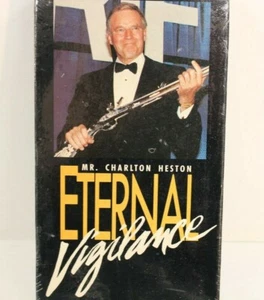 VHS: ETERNAL VIGILANCE 118th ANNUAL MEMBERS BANQUET.....CHARLTON HESTON - Picture 1 of 2