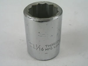 1-1/16" 3/4" Drive 12pt Socket, Thorsen - Picture 1 of 1