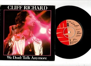 CLIFF RICHARD - WE DON'T TALK ANYMORE. UK ORIG 1979 7" & PIC/SLEEVE. N/MINT - Picture 1 of 2