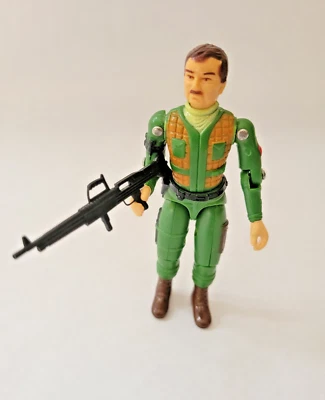 VTG Commando Ranger Gunner Bill Action Figure With Weapon 3.75 Inches Tall - Image 1 of 4