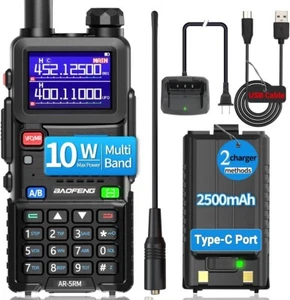 Policía Bomberos Radio Escáner Transceptor Portátil Antena Doble Banda Radio - Imagen 1 de 8