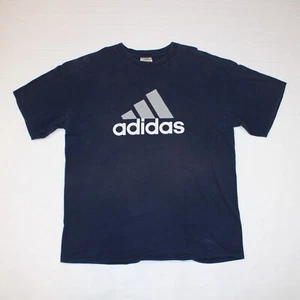 Adidas Herren Shirt The Go To Tee Baumwollshirt Blau Weiß Größe L Faded - Bild 1 von 7
