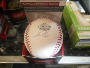 José Alvarado Filadelfia Filis Firmado 2024 Serie de Londres Béisbol JSA - Imagen 1 de 1