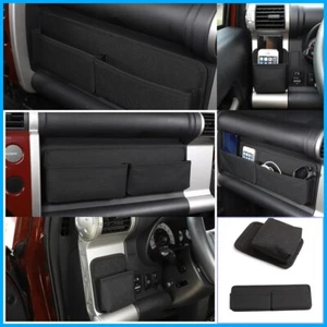 For Toyota FJ Cruiser 2007-2021 Center Console Storage Bag 2PCS Black  - Picture 1 of 7