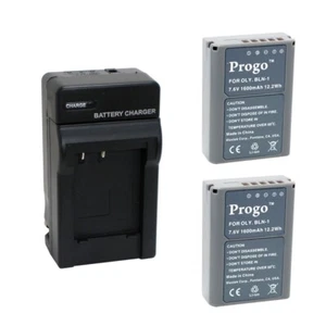 Batería y cargador 2 BLN-1 BLN1 para Olympus E-M5 II, E-M1, E-M5, Micro Pen E-P5