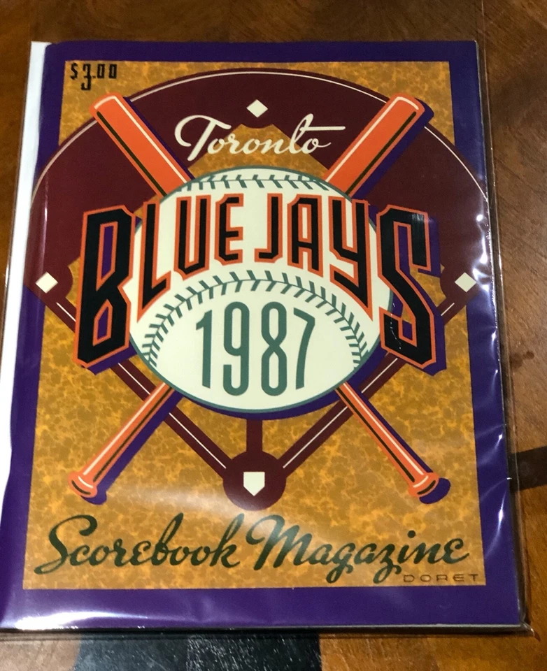 1987 Toronto Blue Jays Scorebook Magazine  - Image 1 of 1