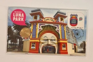 2022 Australia PNC Luna Park Melbourne 110 Years of Fun RAM $1 "L" Coin - GACH - Foto 1 di 2