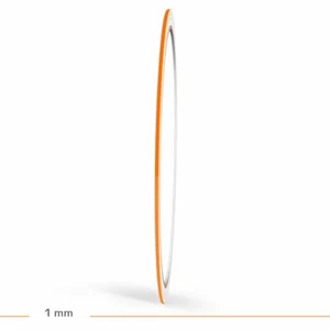 Motoking Zierstreifen 1mm Neon Orange Fluoreszierend Glänzend Glanz Auto Boot - Bild 1 von 5