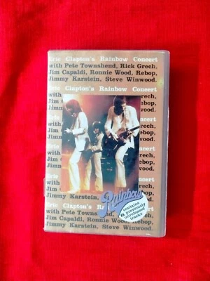 Eric Clapton Rainbow Concert RARE orig Cassette tape INDIA indian clamshell 1995 - Image 1 of 4