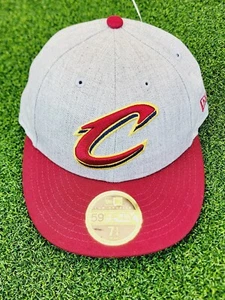Cleveland Cavaliers New Era Hat Cap 59Fifty Size 7 1/4 Gray Fitted NBA New Tags - Picture 1 of 6