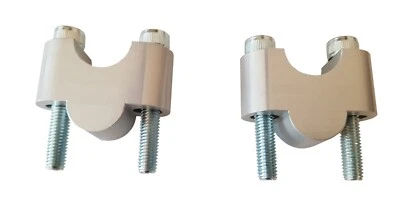 Bay4Global Handlebar Risers for Suzuki vStrom 650XT / 650 XT - 25mm up - Gray Foto 1 de 4