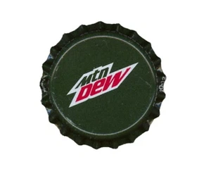 Soda Bottle Caps Vintage Set of 10 Original Mtn Dew Dr Pepper 1980's Mountain - Picture 1 of 1