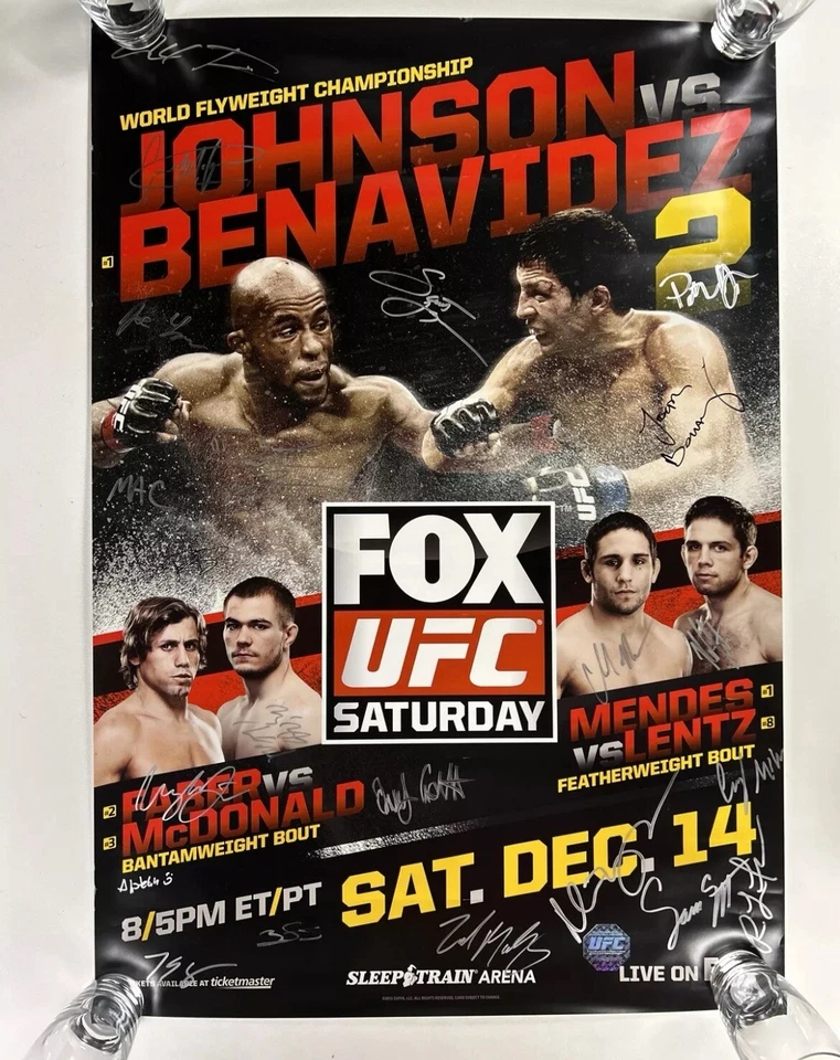 UFC on Fox: Джонсон против Бенавидеса 2 подписано несколькими легендами - Изображение 1 из 1