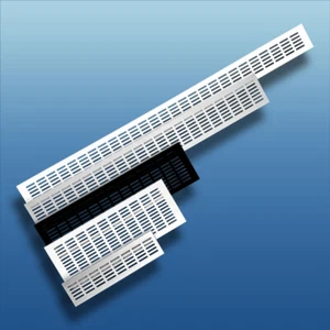 Stegblech Schlitzlochung Lüftungsgitter Lamellengitter Heizungsgitter Aluminium - Bild 1 von 7