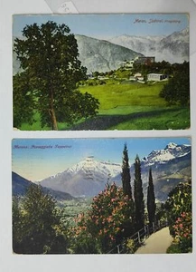 BOLZANO PROVINCIA-MERANO-LOTTO 2 CARTOLINE-C25-156 - Picture 1 of 1