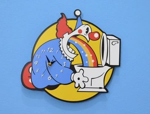 Reloj de pared Clown Throwing Up - Clock de pared - Imagen 1 de 3