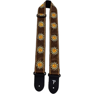 Perri's Premium Jacquard Guitar Strap Brown Suns 2 in. - Picture 1 of 3