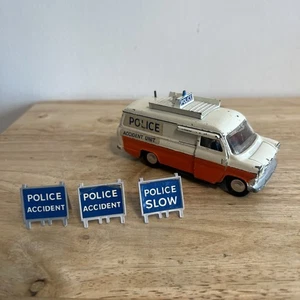 ORIGINAL VINTAGE DIECAST DINKY TOYS 287 FORD TRANSIT POLICE ACCIDENT UNIT VAN - Picture 1 of 17
