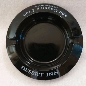 Vtg Desert Inn & Country Club Casino Glass Ashtray Las Vegas Nevada Advertising - Picture 1 of 5